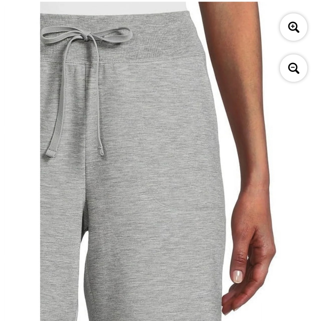 Athletic Works Women’s Med. Grey Heather Bermuda Shorts Size Small Nwt — image 6 of 7